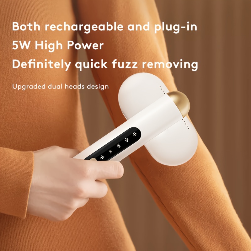 Rechargeable Dual blade Hair Remover Say Goodbye Lint Balls - Temu