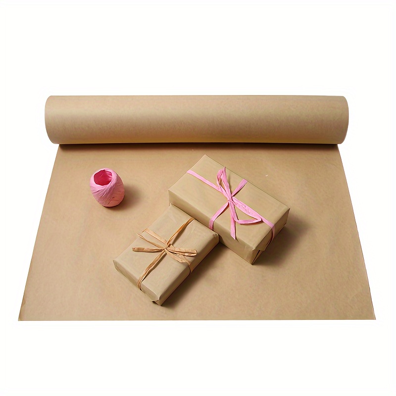 Kraft Paper Roll Brown Wrapping Parcel Packing Art Craft Gift Wrap