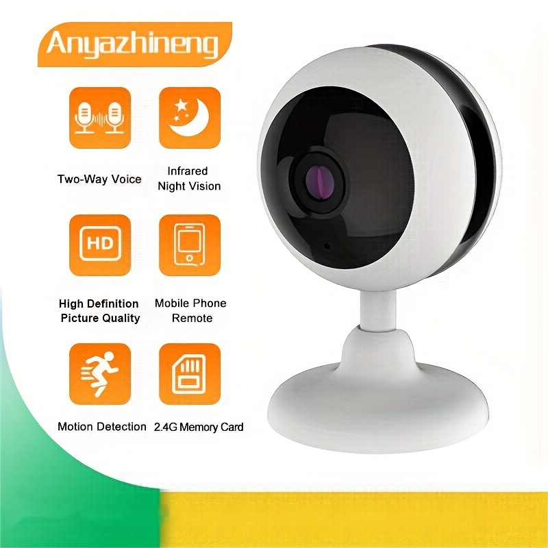 Indoor Wifi Camera Monitor Smart Life Home Security Mini - Temu