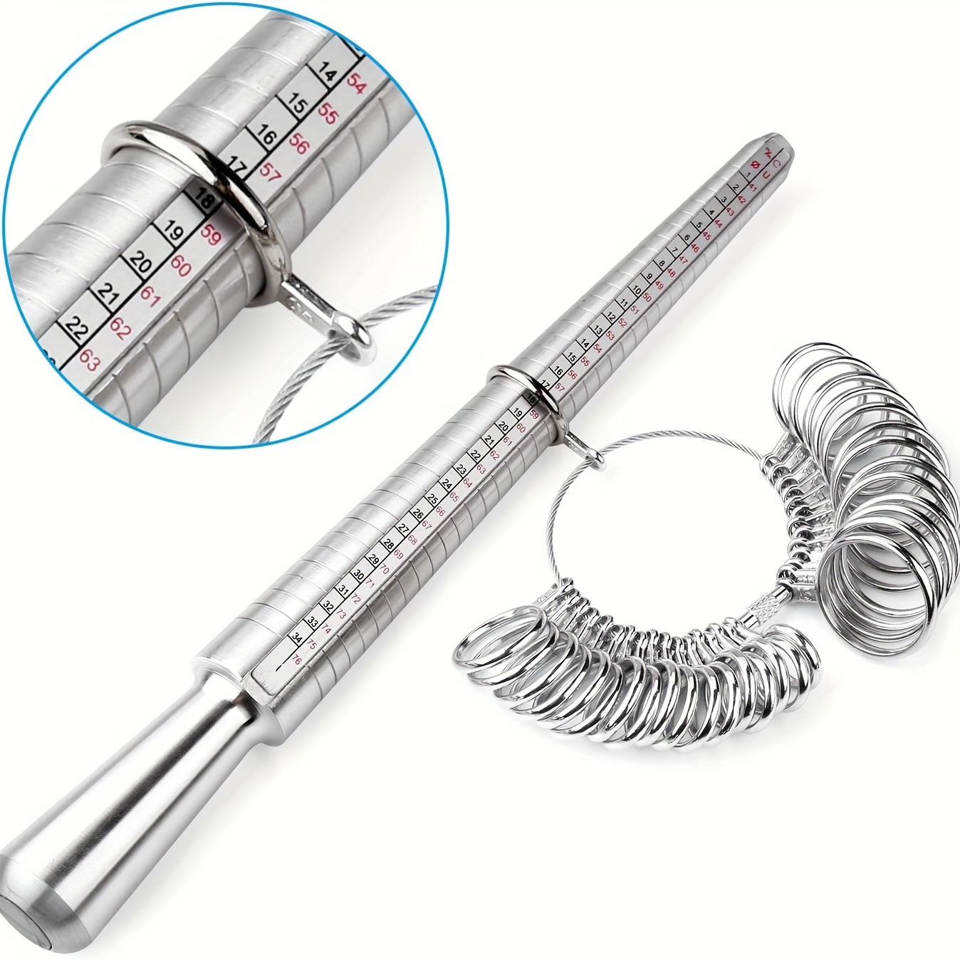 KLONKEE Professional Ring Sizer Tool for Jewelry Making