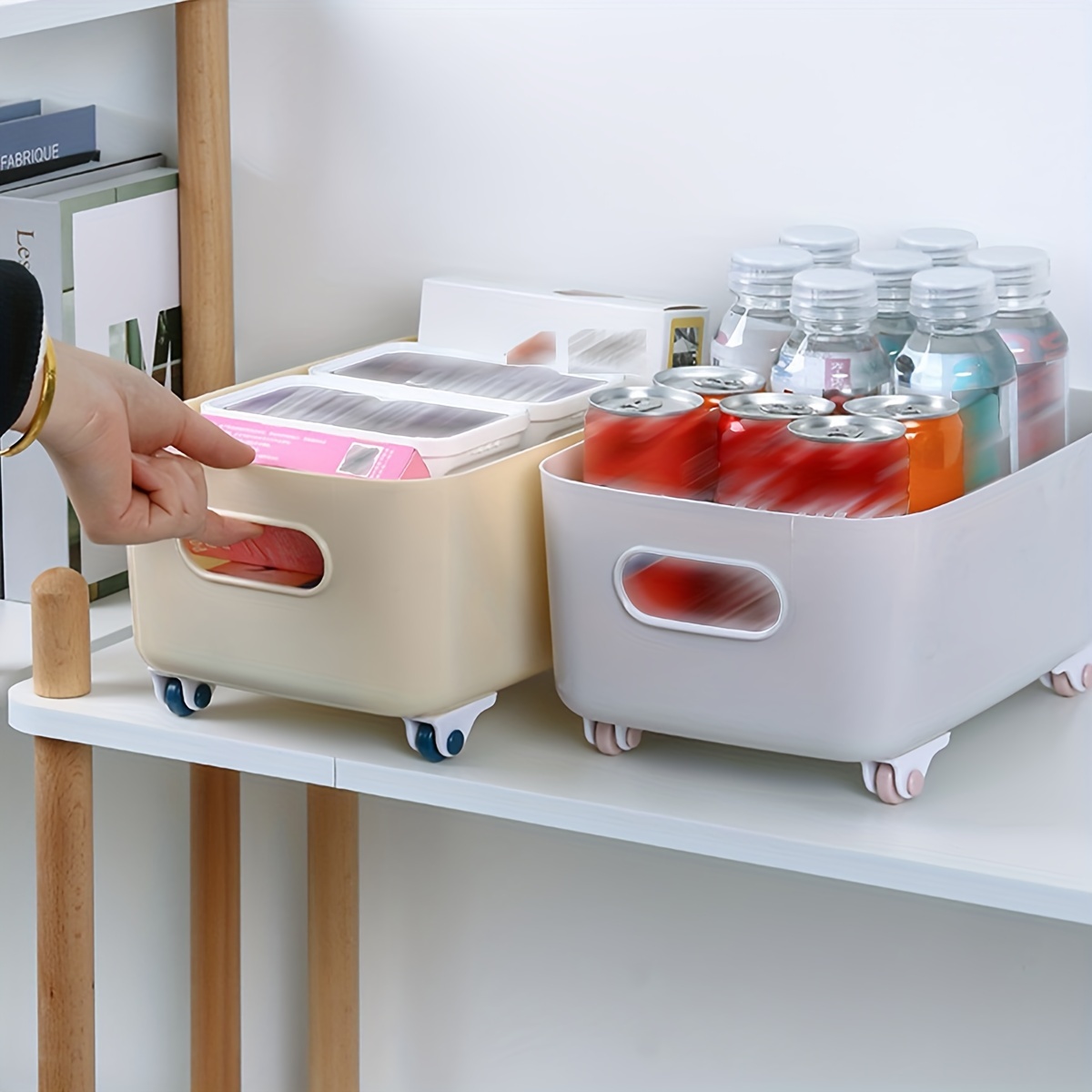 4pcs diy wheel self adhesive wheel small foot wheel plastic wheel sticky foot wheel paper box wheel box bottom toy car storage box wheel details 5