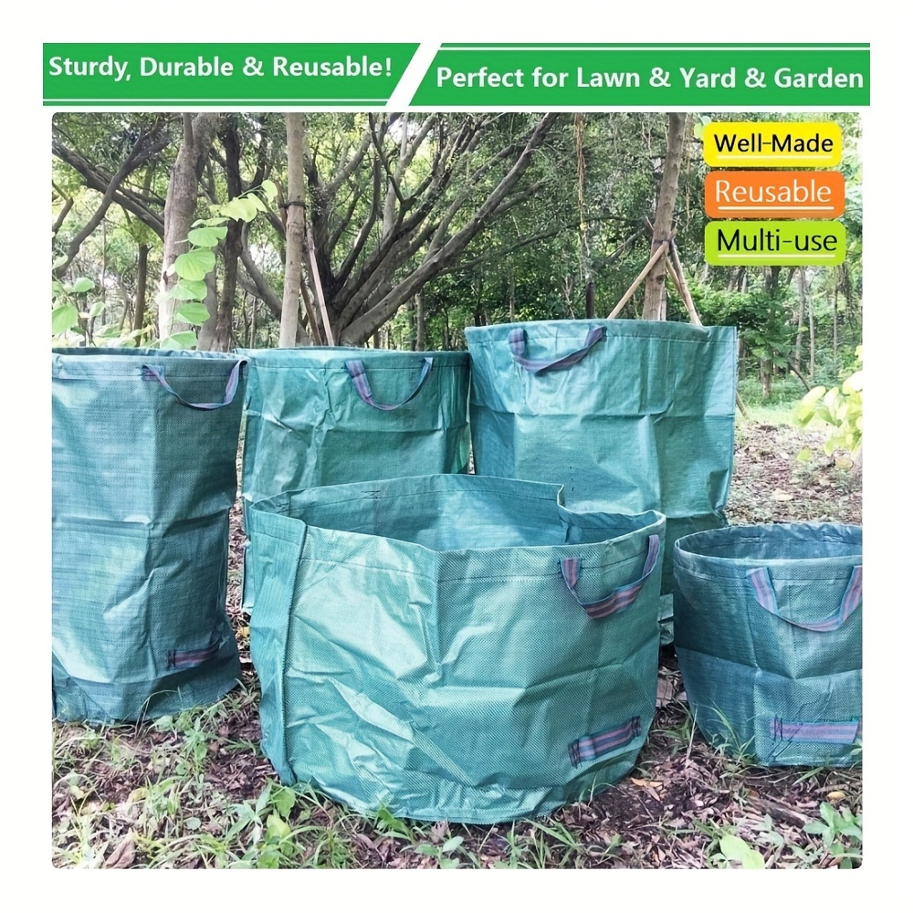 Leaf Bags Heavy Duty Yard Trash Bags 40 Gallons Lawn Garden Bag Leaf Waste  Bags Reusable Heavy Duty Patio Bags Grass Pool Bags - AliExpress