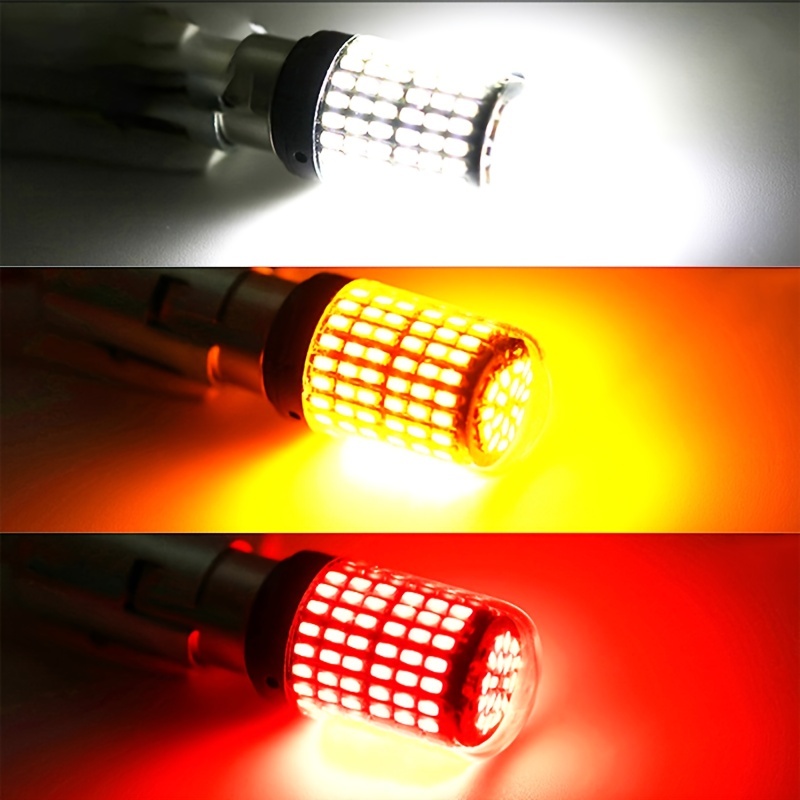2pcs LED Brake Light Blub Lamp W21/5W 7443 T20 Canbus Error Free