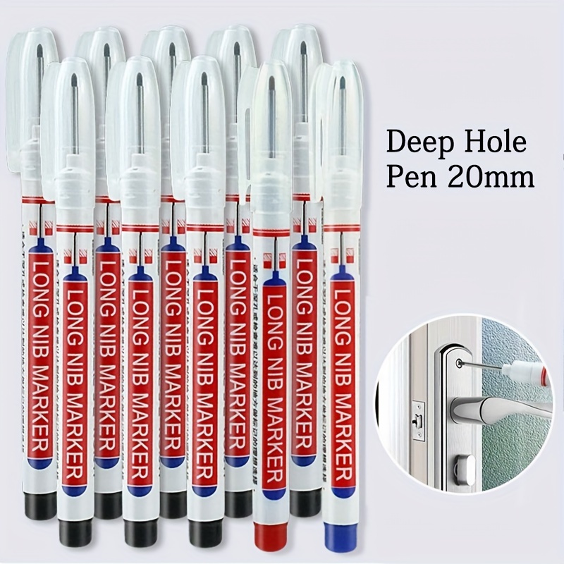 Deep Hole Long Nib Head Markers For Metal Perforating Pen - Temu