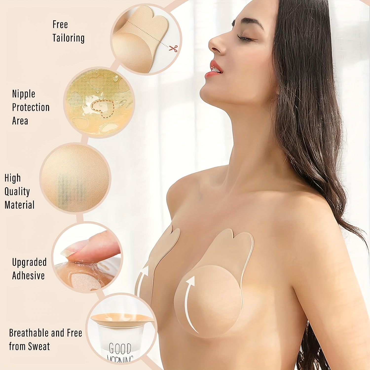 DEPLOZY RABBET NIPAL PAD BEIGE 1P Cotton, Silicone Push Up Bra Pads Price  in India - Buy DEPLOZY RABBET NIPAL PAD BEIGE 1P Cotton, Silicone Push Up  Bra Pads online at