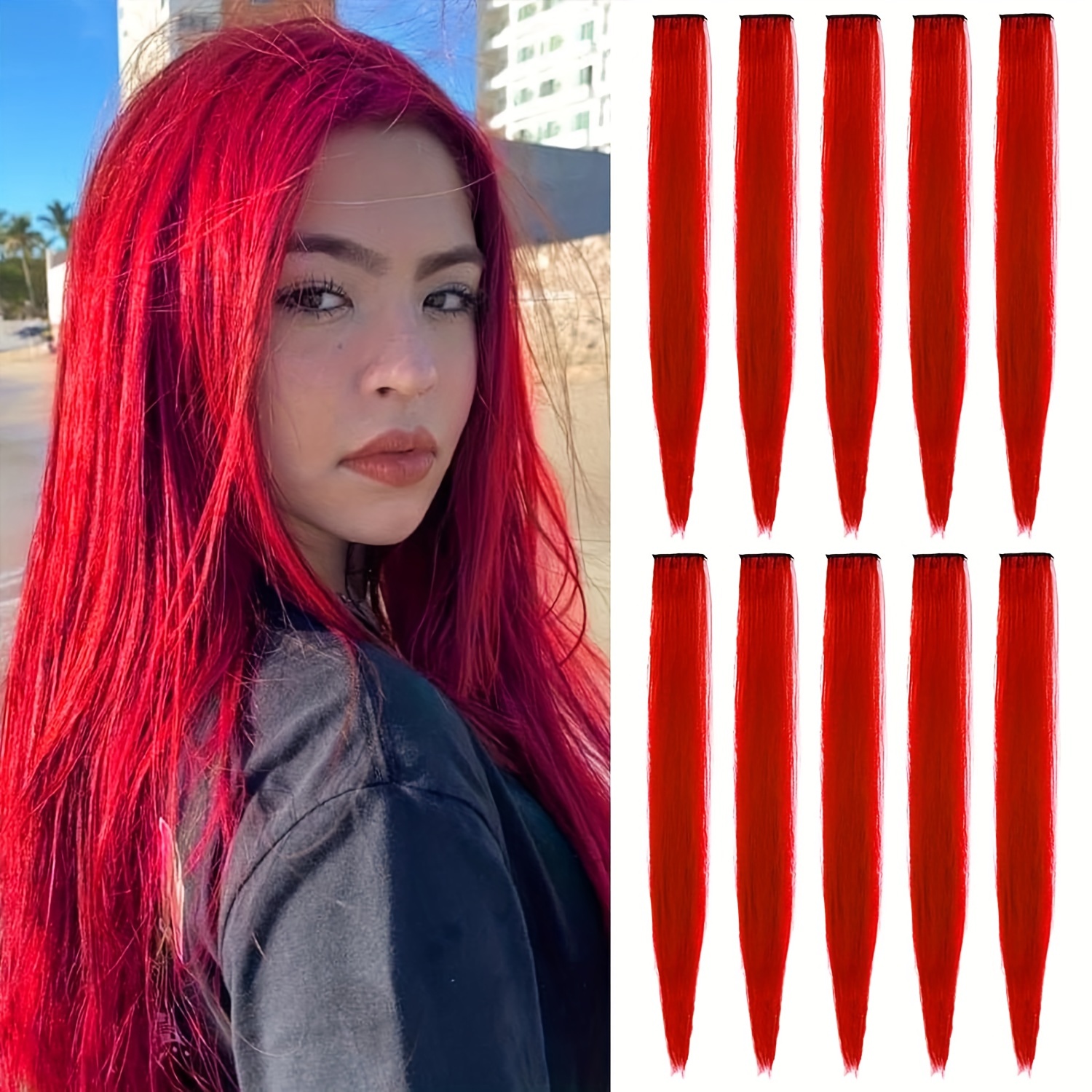 Red Hair Extension