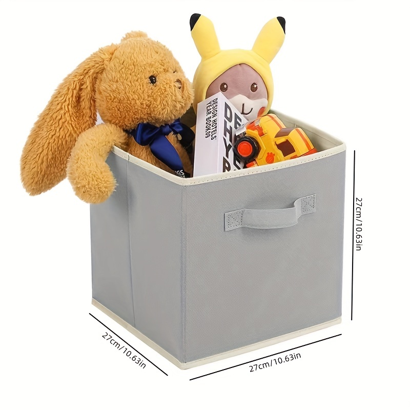 Navaris Cubos de almacenamiento para niños (juego de 3) – Cajas de  almacenamiento de 11 x 11 x 11 pulgadas con diseños de animales –  Contenedores