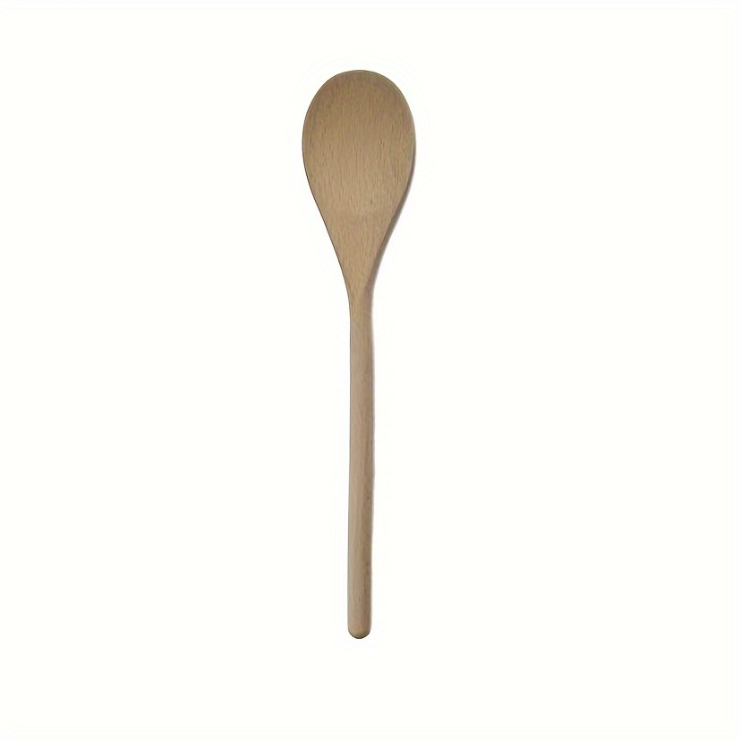 Long Handle Wooden Tasting Spoons- Set Of 6- Chef Tasting/Stirring Spoons
