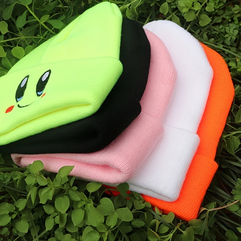 Big Eye Embroidered Cartoon Beanie Hat