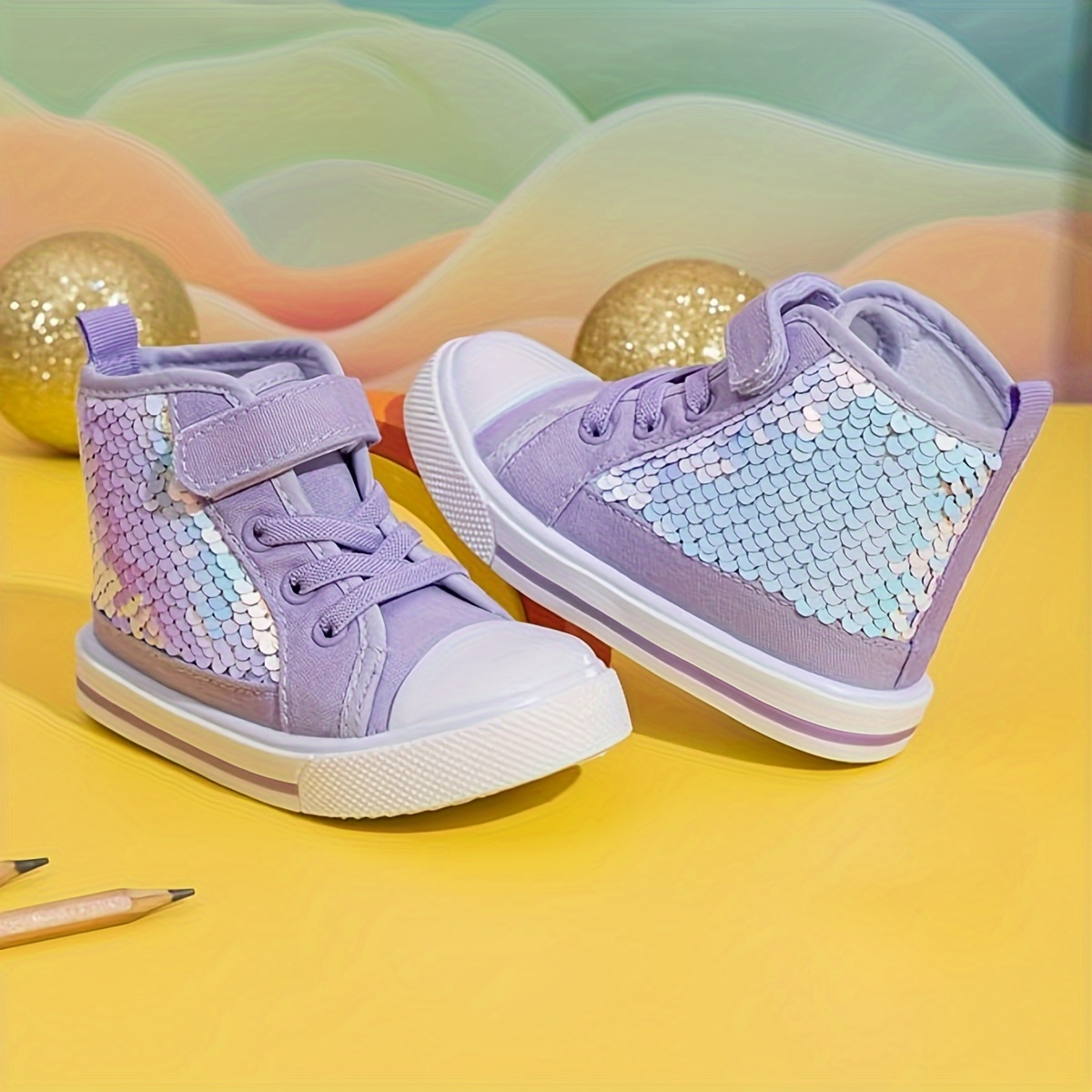 Abckids Zapatillas Informales Suaves Cómodas Lentejuelas - Temu Chile