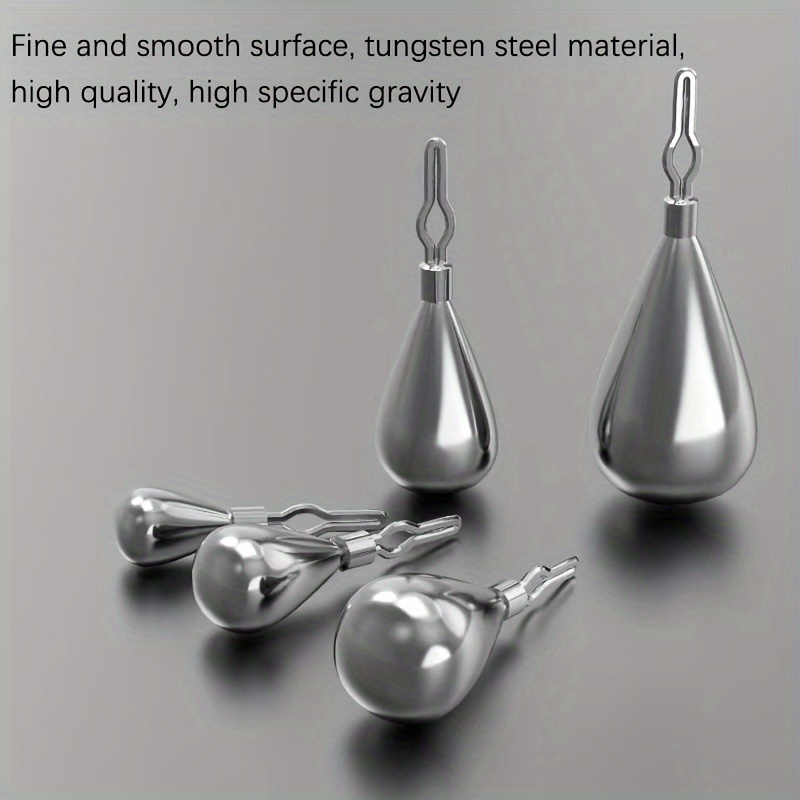 Cylindrical/teardrop Tungsten Weights Tungsten Fishing - Temu