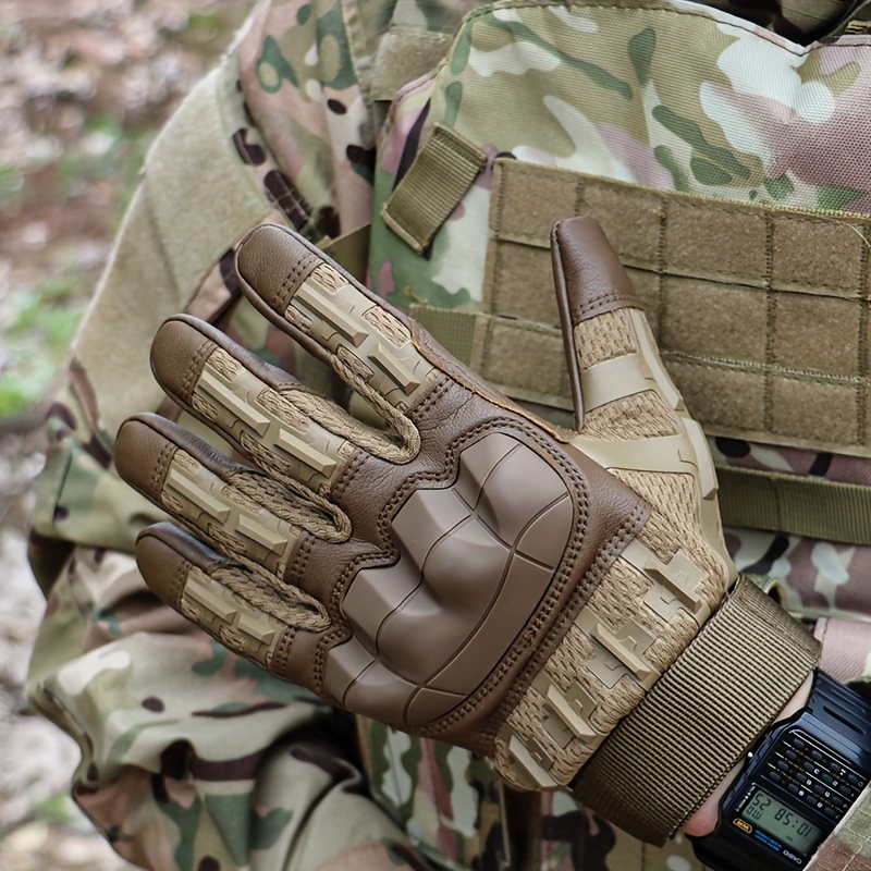 Guantes tácticos, guantes militares con pantalla táctil con nudillo duro  para cazar tiro Senderismo Airsoft Camping Paintball Entrenamiento del  ejército