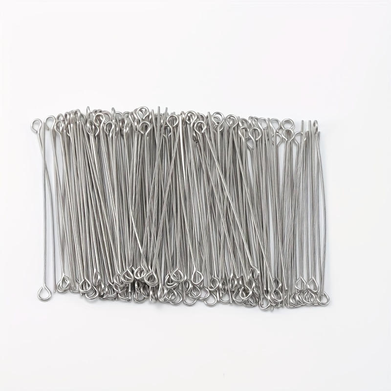 About Stainless Steel Eye Pins 9 Needles Eye Head Pins - Temu