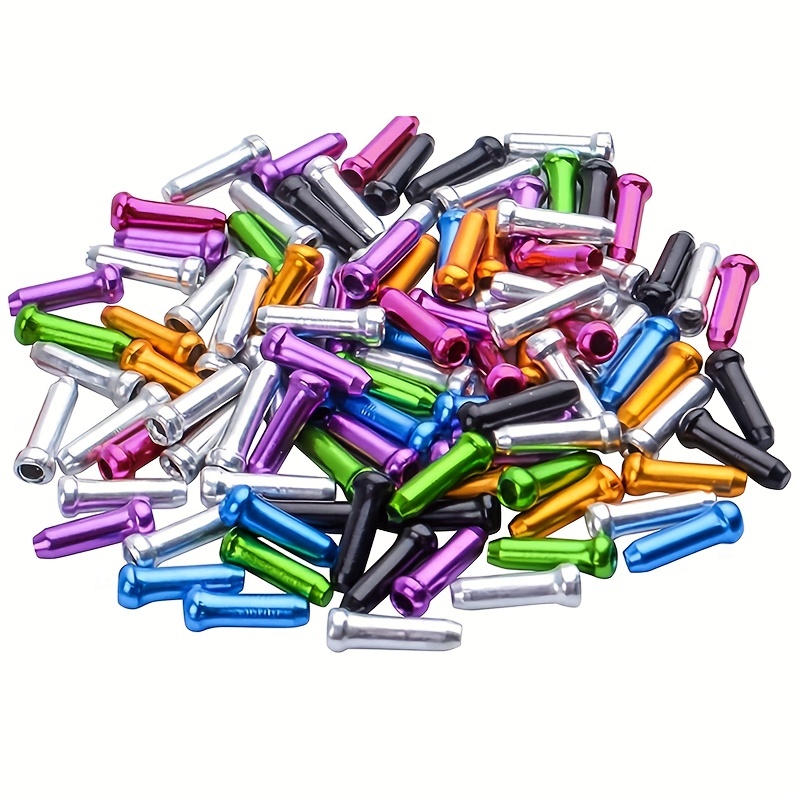 50 Pieces Of End Cap Brake Cable, Used For Brake Cable Gear Cable, Bicycle End Sleeve Gear Cable, Bicycle Brake Cable Cover