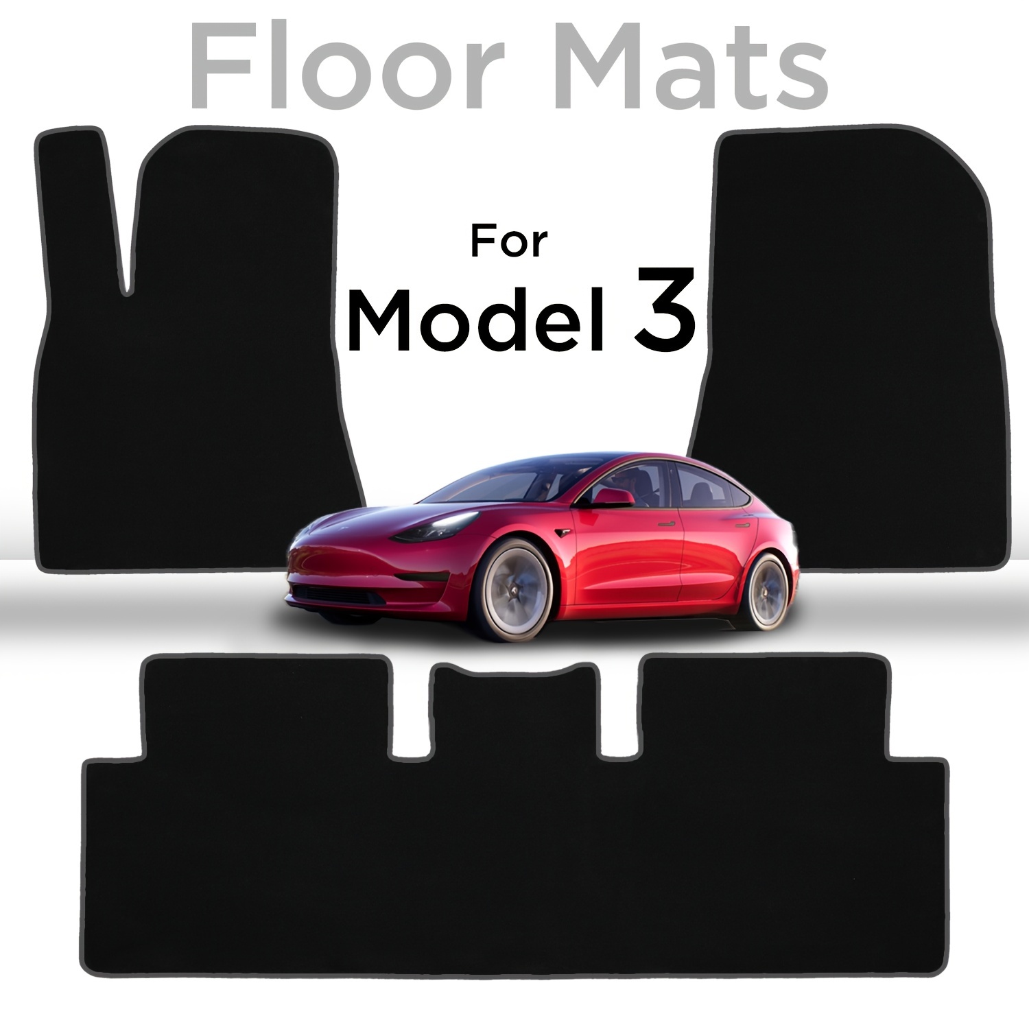 Fußmatten passend für Model 3 Model Y 3D Allwetter - Temu Austria