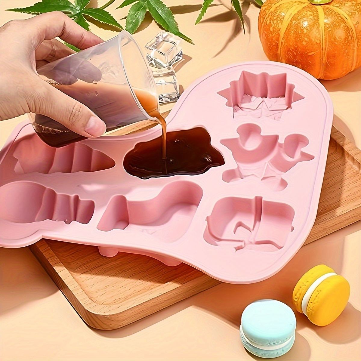 1pc Silicone Bakeware Christmas Cake Mold For Baking Mini - Temu