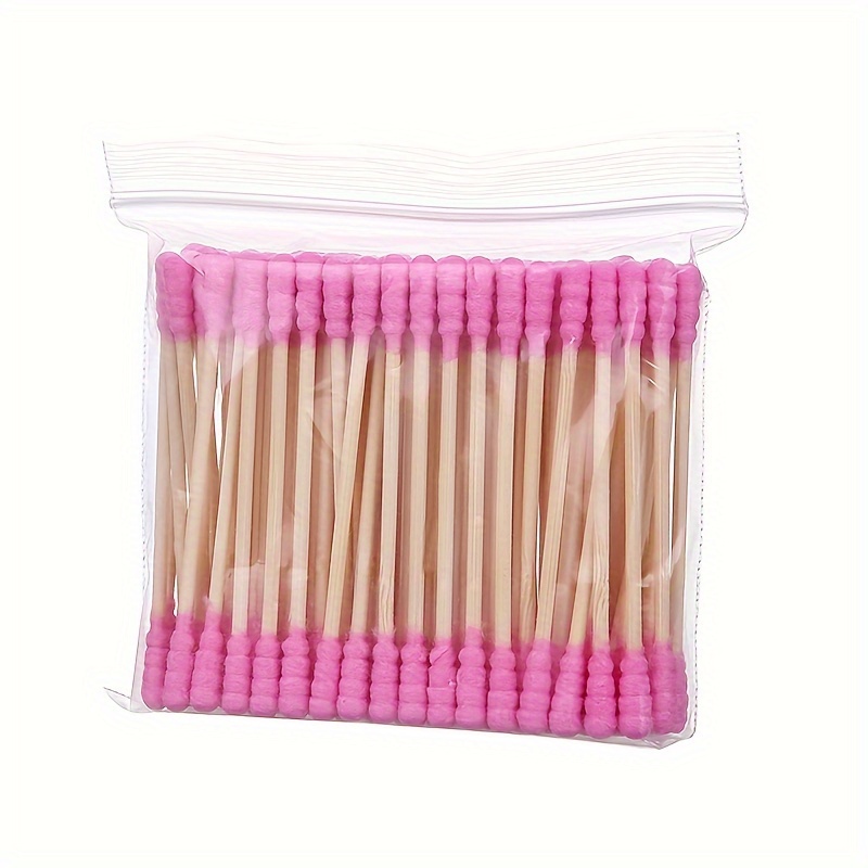 

100 Pcs/pack Double Head Cotton Swab Sticks Female Makeup Remover Cotton Buds Tip For Nose Ears Cleaning