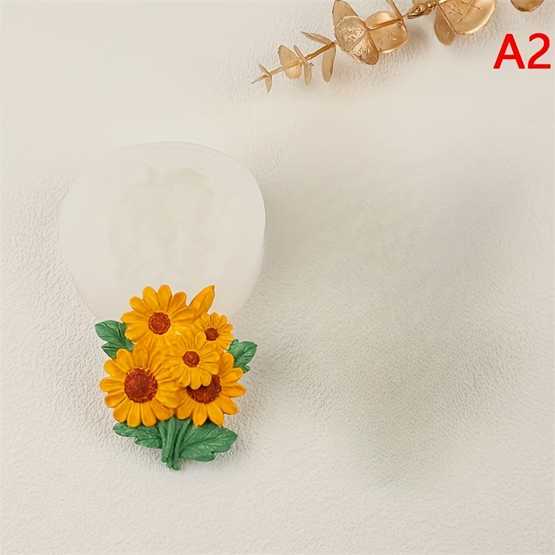 Flower Silicone Molds Fondant Silicone Molds Sunflower - Temu