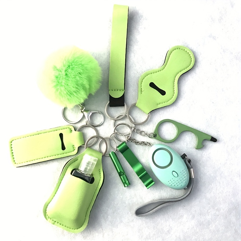 Fluorescent Color Safety Keychain Full Set Self Defense - Temu Canada