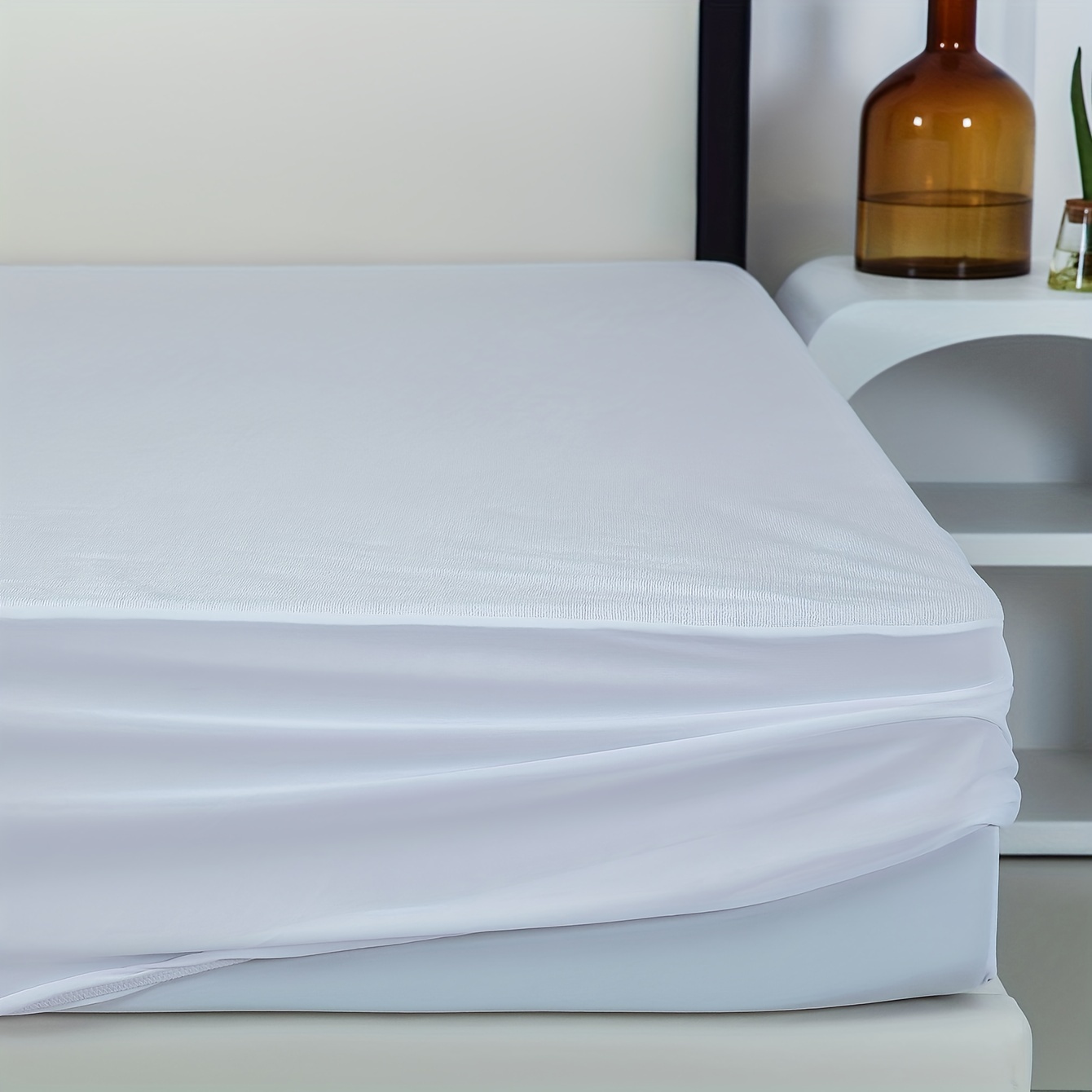  Protector de colchón impermeable, tamaño individual
