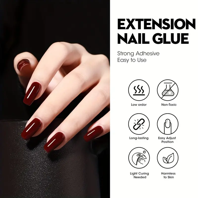 0.71oz/1pc Nail Extension Nail Rhinestone Glue For Nails, Super Strong Gel Nail  Glue For Rhinestones And 3d Nails Builder Gel For New Year Decoration Rhinestone  Nail Art - Beauty & Health 