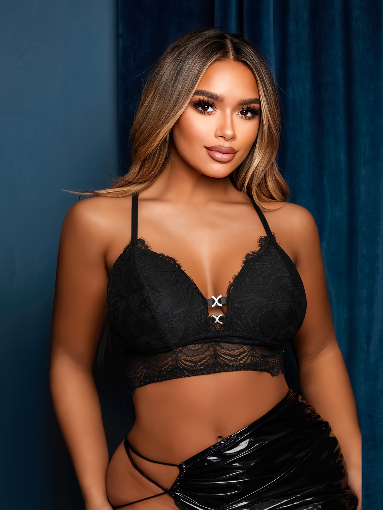 Sexy Metallic Embroidered Floral Mesh Cup Underwire Bra - Temu