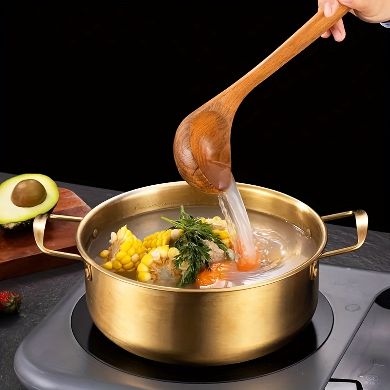 Angoily 1 Set Stainless Steel Instant Noodle Pot Small Stockpot Warmer Pan  Ramen Cooking Pot Steaming Pot Hot Pot Pan Ramen Pot Chocolate Melting Pot