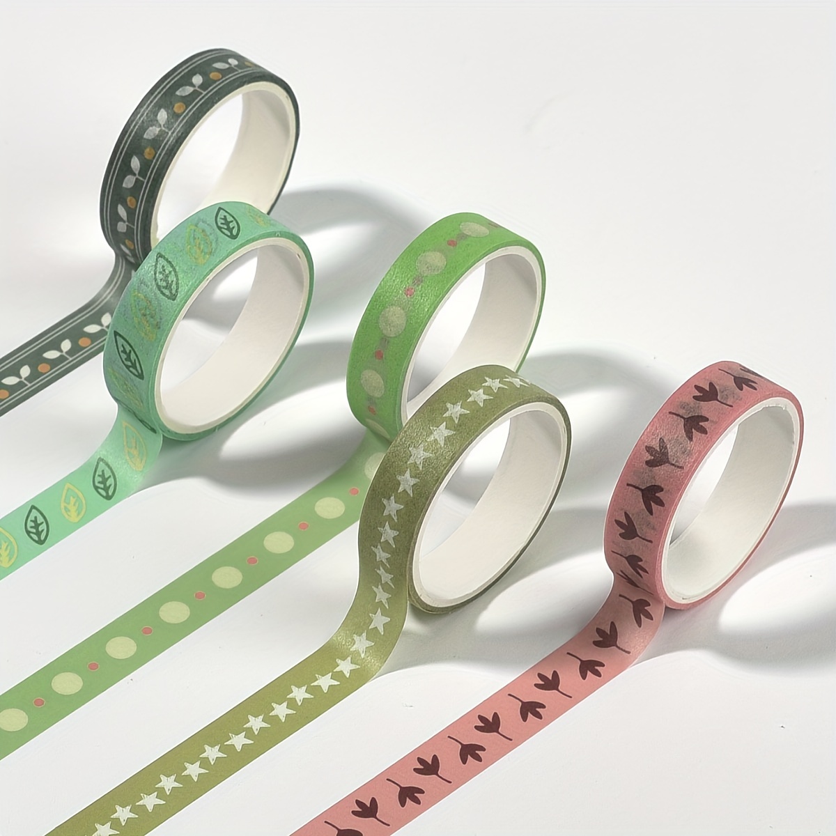 Thin Washi Tape - Green