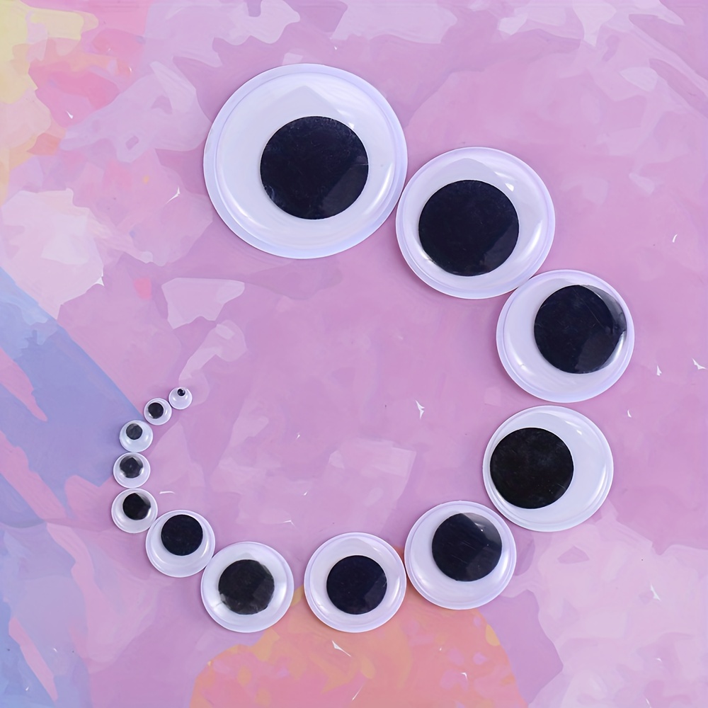 10 Grids Plastic Eyes Box, Art Eyes, Flashing Eyes, Black And White Screw  Eyes, Plush Toy Eyes, And DIY Toy Materials Are All Included In The Toy Acce