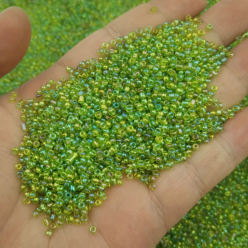 Colorful AB Plated Glass Seed Beads for Handmade Jewelry