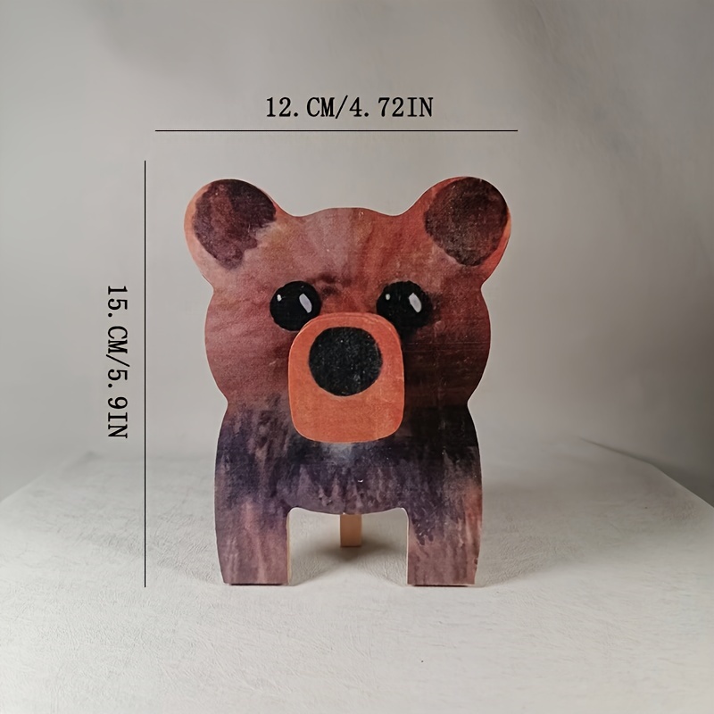 IUIBMI Wooden Glasses Holder Stand Fun Animal Eyeglass Holder