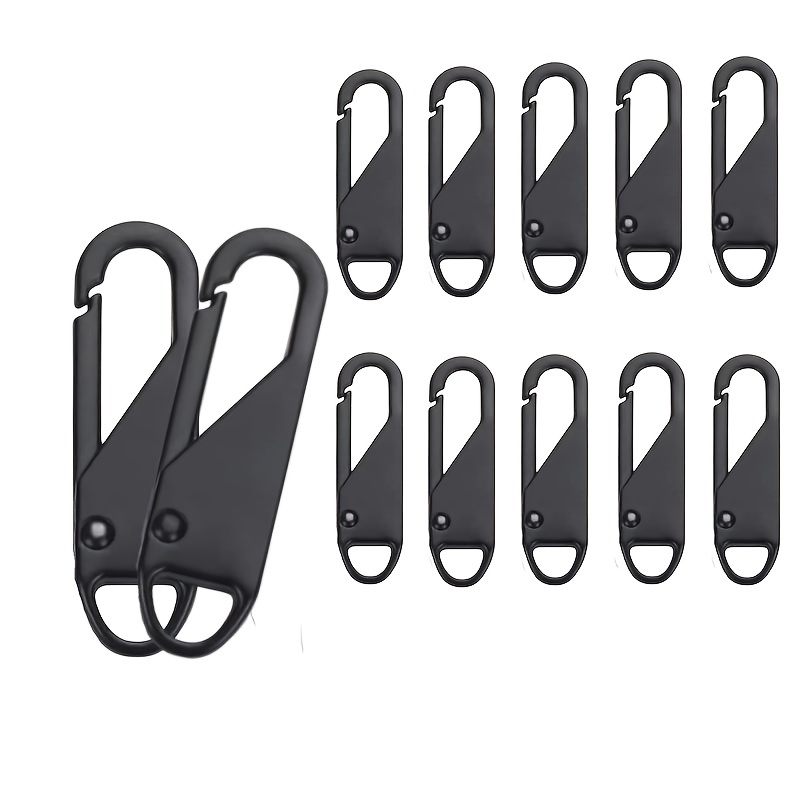 10pcs Zipper Puller Detachable Universal Zipper Repair Kit