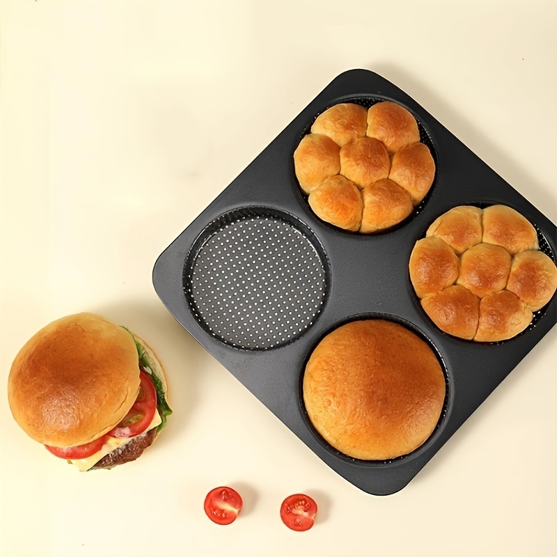 Stampo per panini per Hamburger in Silicone stampo per pagnotta a