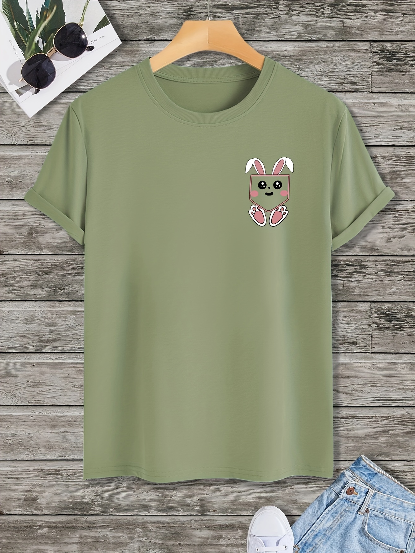 T-shirt à colorier - lapin