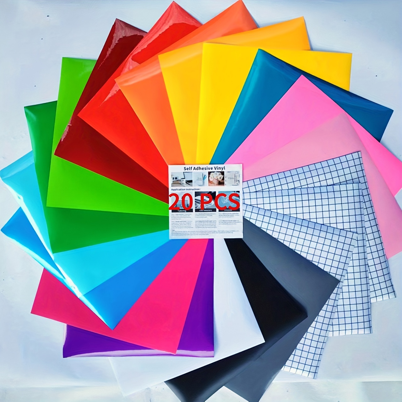 Permanent Adhesive Vinyl Bundle Premium Adhesive Vinyl Temu