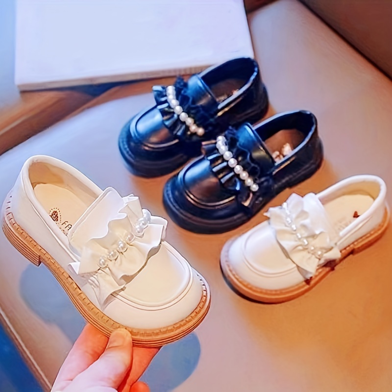 Vintage Pearl Slip Low Top Loafer Shoes Girls Lightweight - Temu