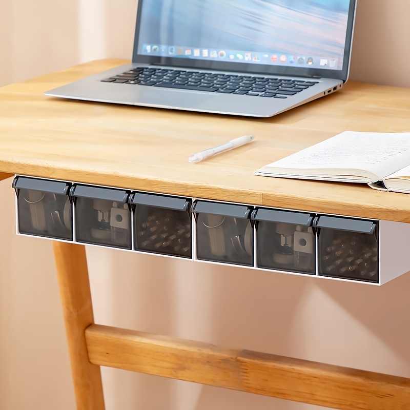 Multi grid Transparent Desktop Drawer Storage Box For - Temu