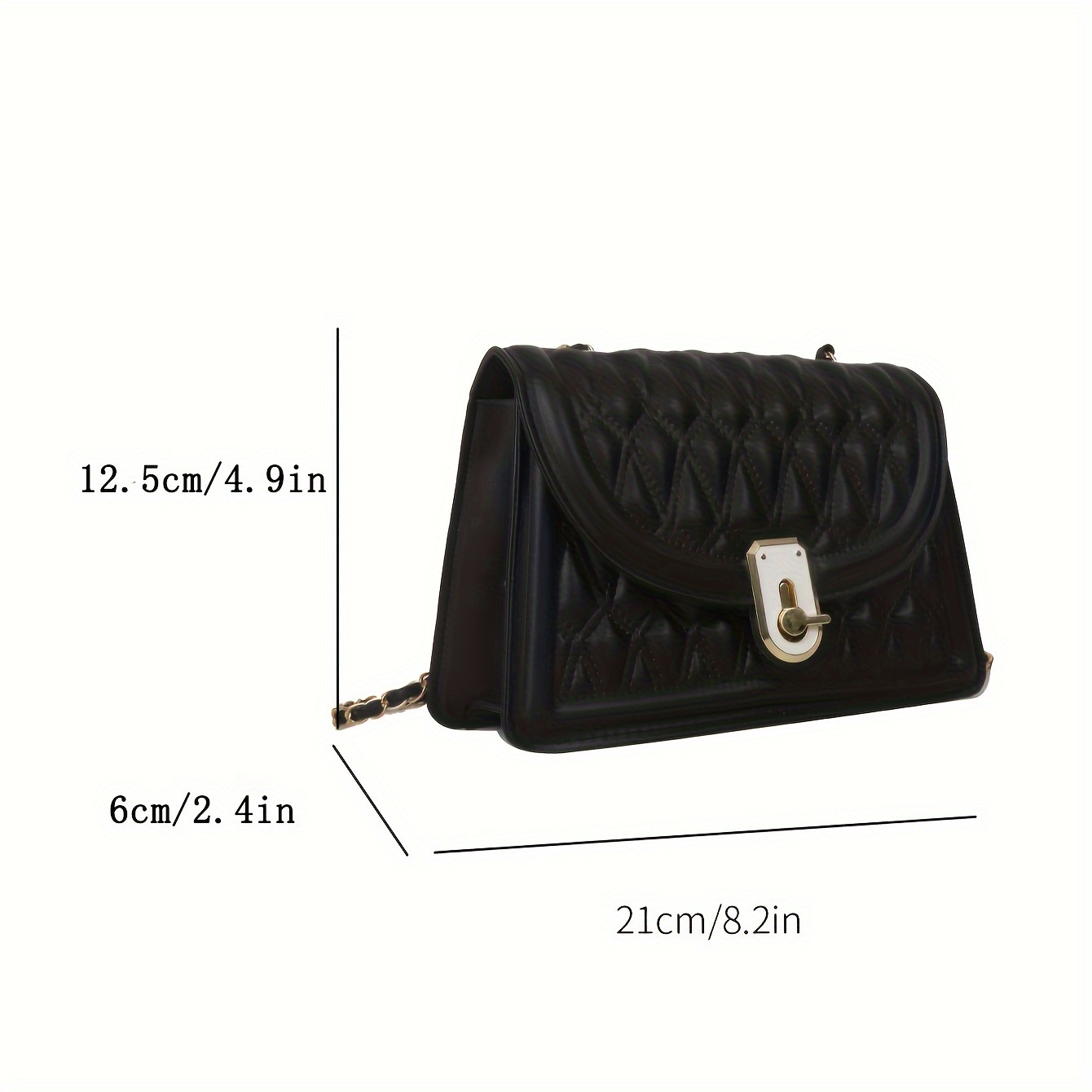Fashion Geometric Embossed Crossbody Bag, Solid Color Flap Phone Bag,  Perfect Shoulder Bag For Daily Use - Temu