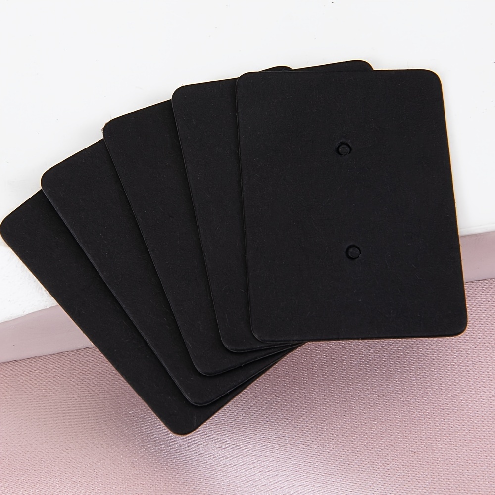 50pcs 2.5x3.5cm Earring Display Cards Packaging Cardboard Blank Paper For Gift Packaging Display