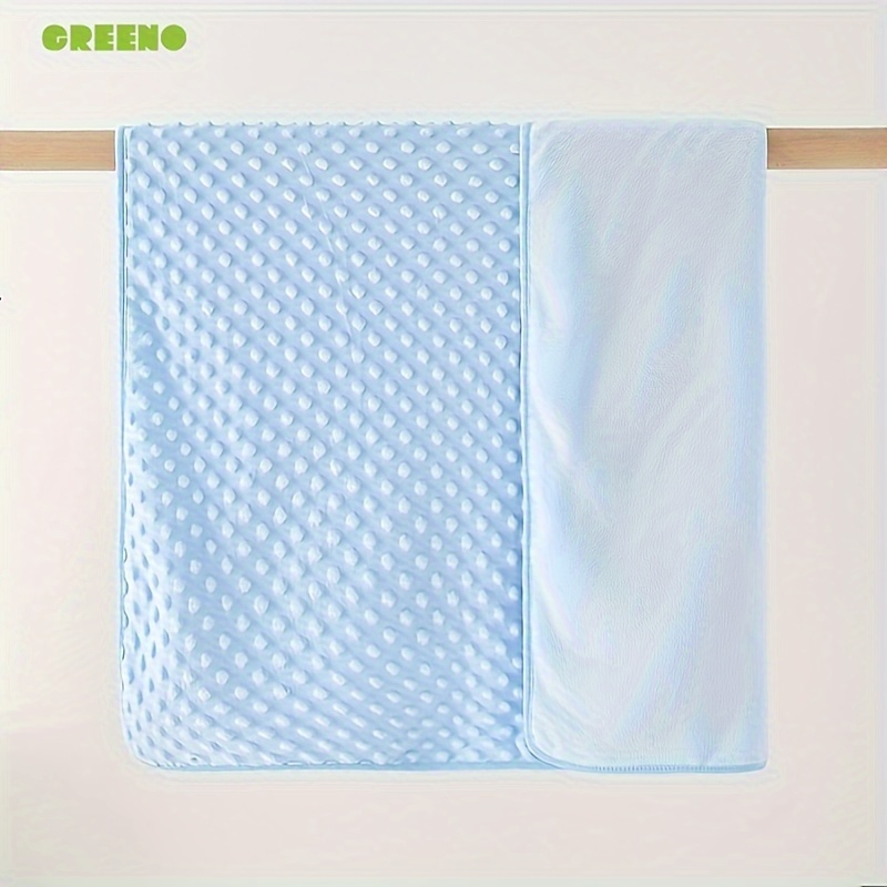 

1pc Blank Sublimation Throw Blanket For Heat Press, Sublimation Soft Lightweight Micro Fleece Blanket With Dotted Backing