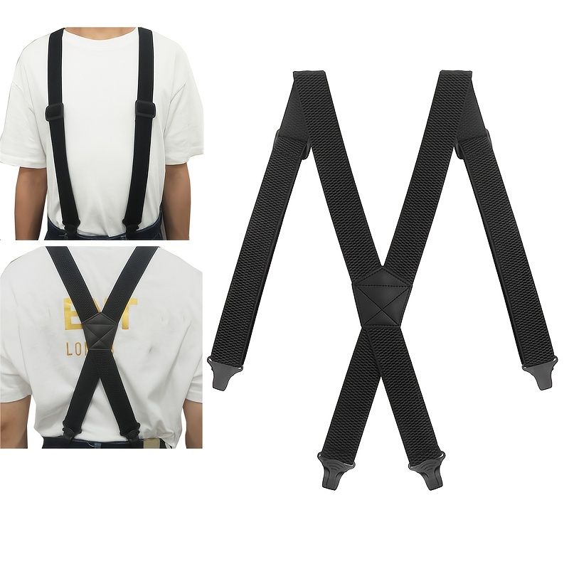1pc Black Pu Leather Suspenders Gothic Leather Adjustable Decorative  Jockstrap For Men - Jewelry & Accessories - Temu Canada