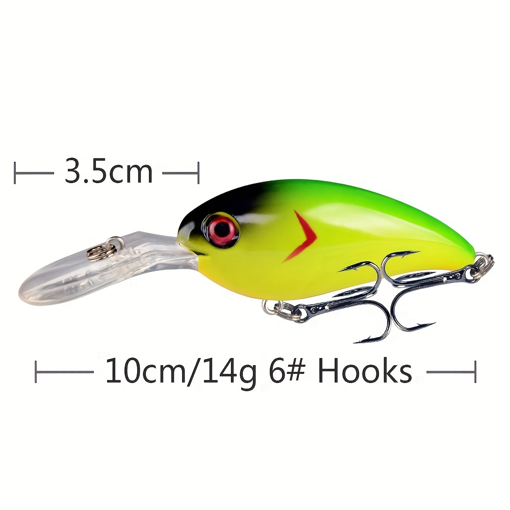 5Pcs Crank Fishing Lure Bait Wobbler 14g 10cm Minnow Isca Artificial Lures  Crankbait Leurre de Bass