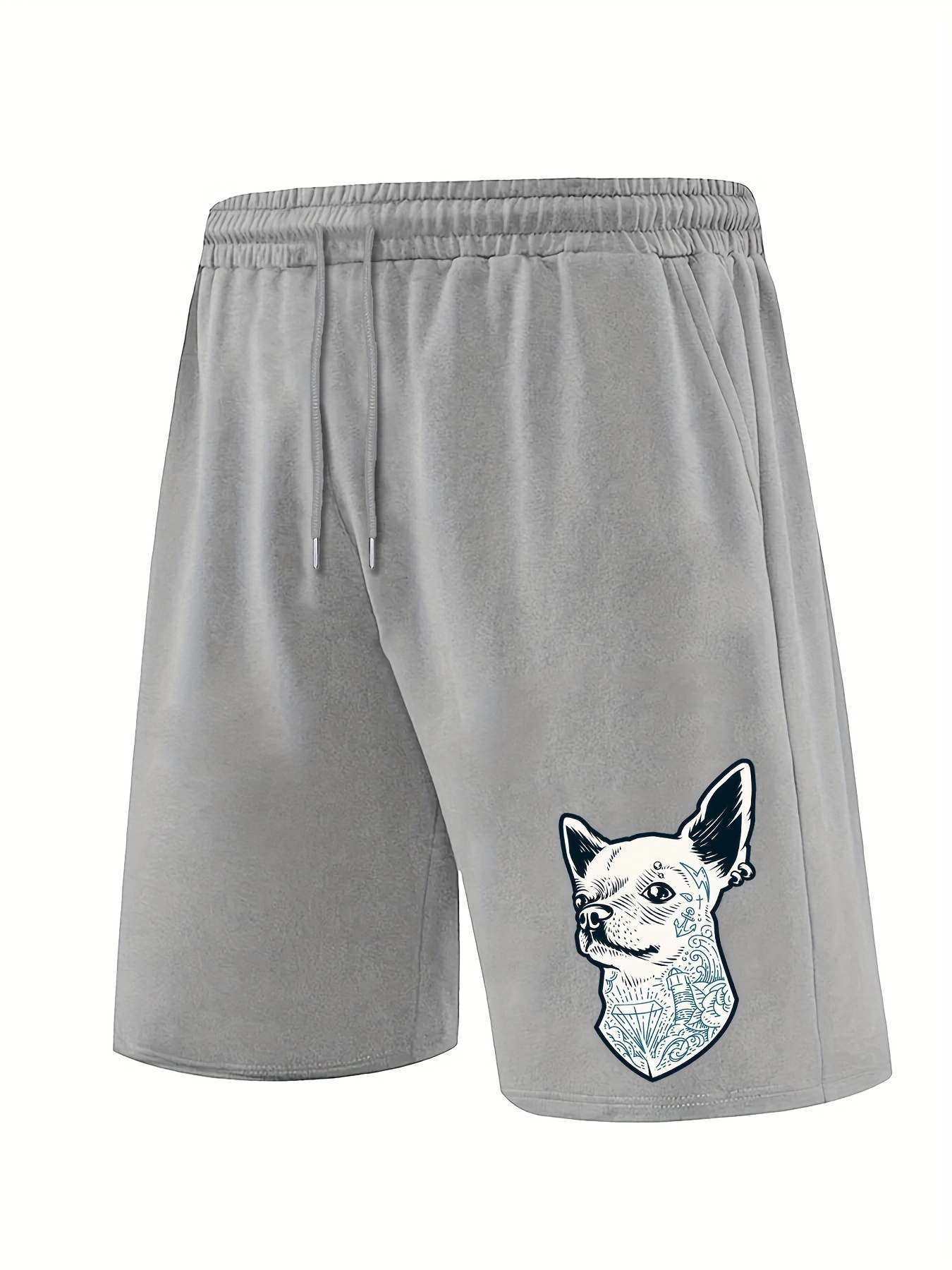 Shorts Deportivos Hombres Estampado Gatos Perros Shorts Moda - Temu