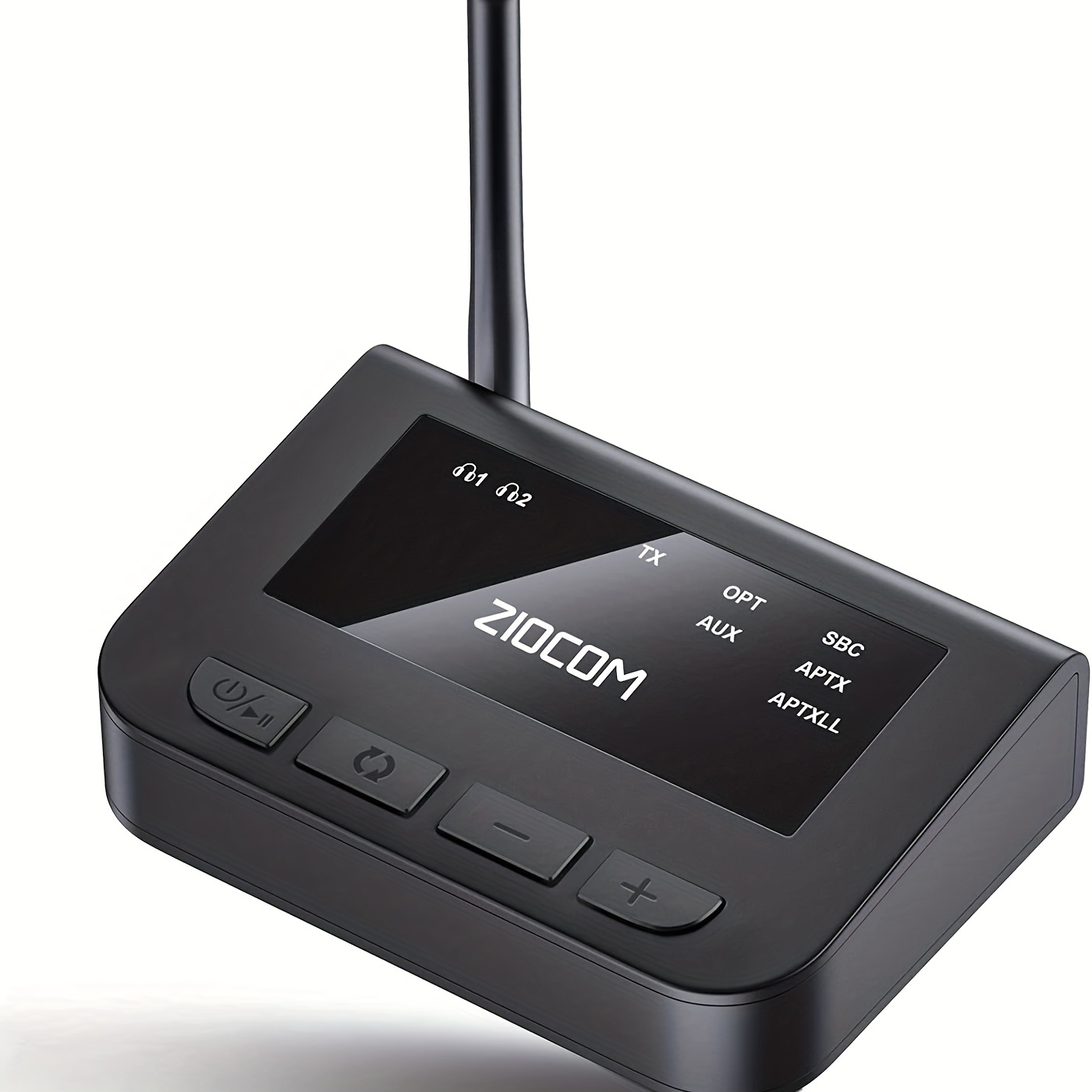 LAICOMEIN V5.0 - Receptor transmisor Bluetooth 2 en 1, transmisor  inalámbrico para TV, PC, MP3, gimnasio, avión, receptor Bluetooth para  altavoces