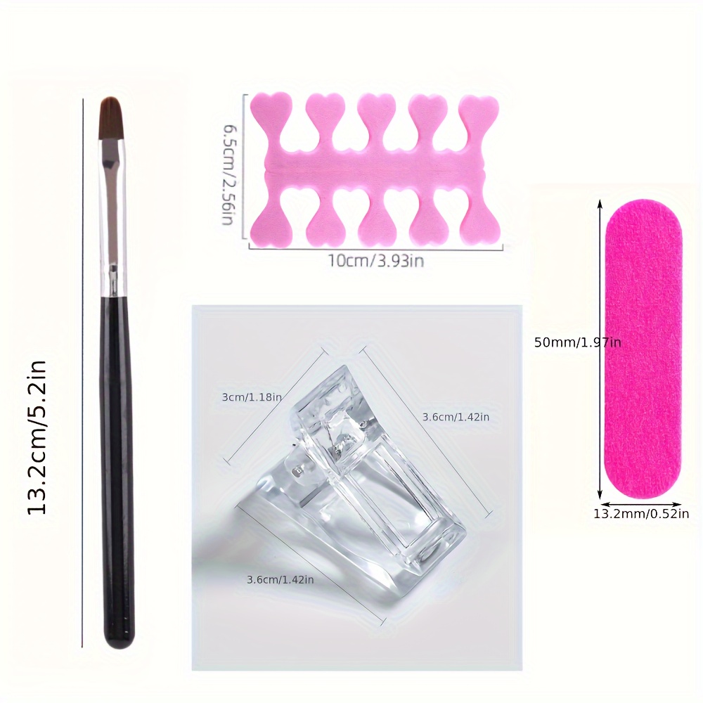 Nail Arts Brush Nail Polish Glue Flat Head Pen Nail Arts - Temu