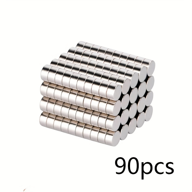 60 pièces petits aimants, aimants ronds pour réfrigérateur, petits