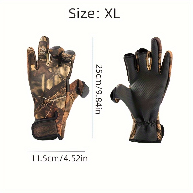 Three finger Flip Design Fishing Gloves Anti slip Wear - Temu