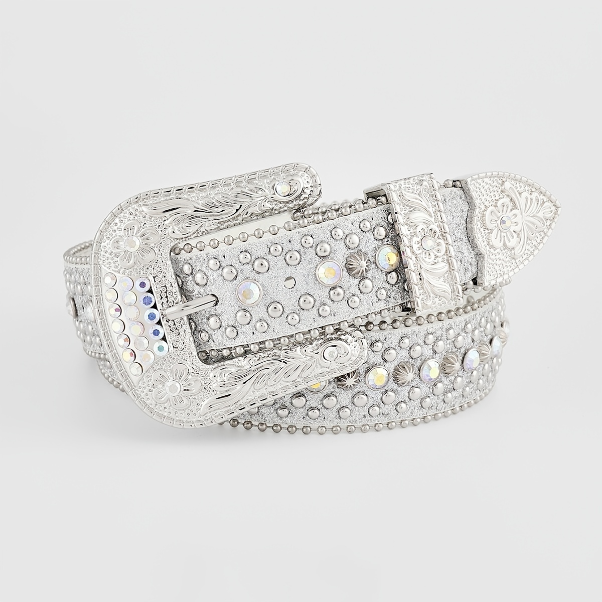Punk Rhinestone Belt for Vintage Y2K Style