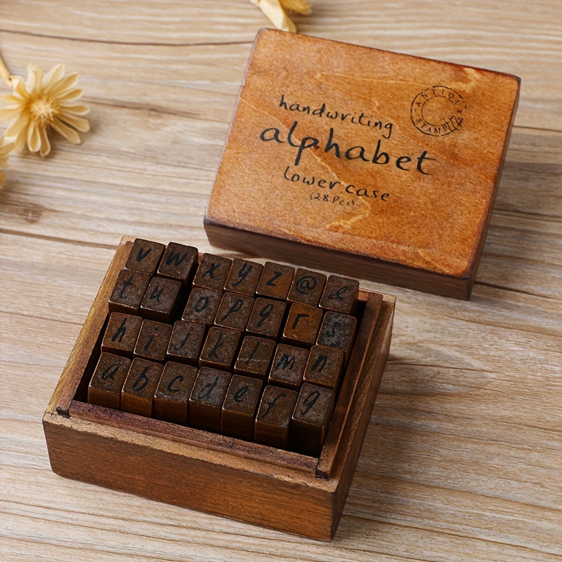 Happy Lower Case Alphabet Stamps