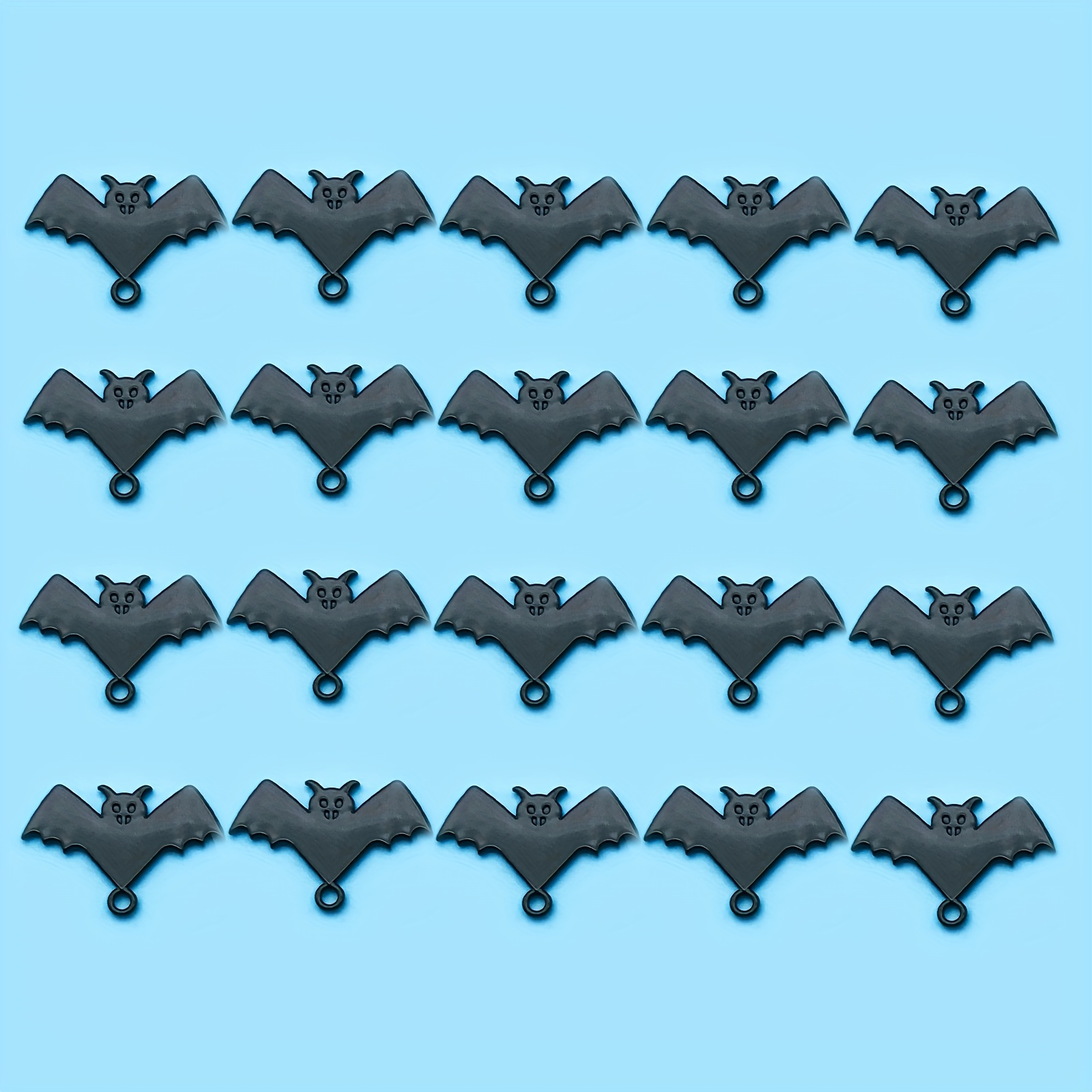 Lot Alloy Small Bat Charms, Halloween Pendants, 3 Colors, For Jewelry ...